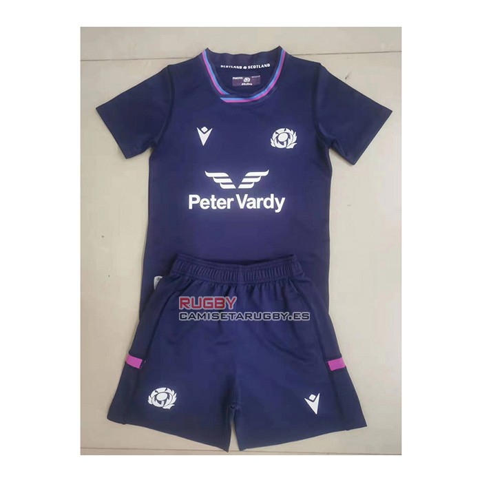 Camiseta Ninos Kit Escocia Rugby 2022 Local